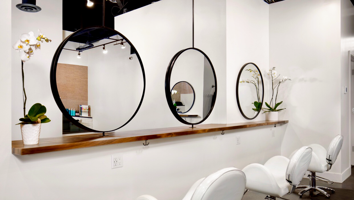 Precision haircut at Structure Salon